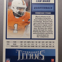 Cam Ward 2025 Score Mint Rookie Card #13