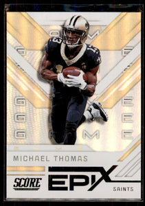 Michael Thomas 2019 Score Epix Game Series Mint Card #EG-5