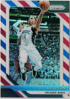 D.J. Augustin 2018 Panini Prizm Red White Blue Prizm Series Mint Card #129
