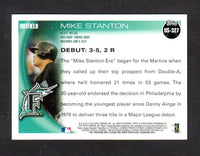Mike Stanton 2010 Topps Update Rookie Debut Series Mint Card #US-327
