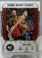 Trae Young 2022 2023 Panini Contenders Game Night Ticket Series Mint Card #9
