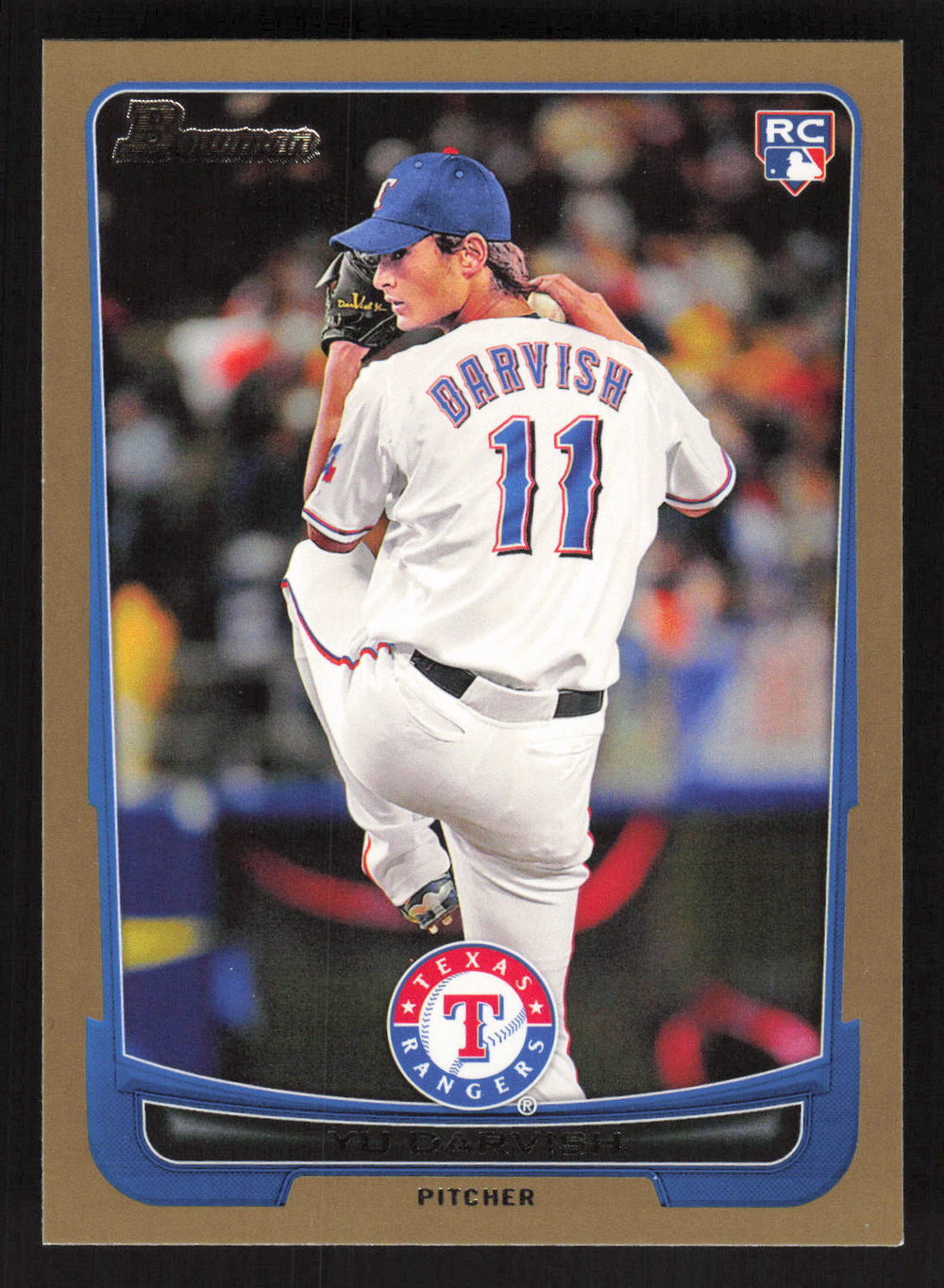 Yu Darvish 2012 Bowman Gold Series Mint Rookie Card #209