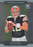 Colt McCoy 2010 Topps Platinum Series Mint Rookie Card #133
