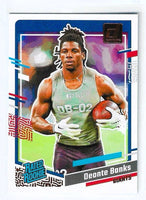 Deonte Banks 2023 Panini Donruss Rated Rookie Portraits Series Mint Card #50
