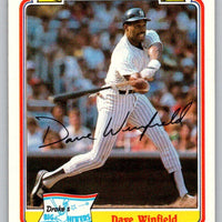 Dave Winfield 1984 Topps Drake's Big Hitters Series Mint Card #32