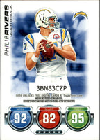 Philip Rivers 2010 Topps Attax Code Card Series Mint Card
