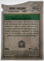 Roki Sasaki 2025 Bowman Chrome Rookie Of The Year Favorites Die Cut Series Mint Card #ROY-10
