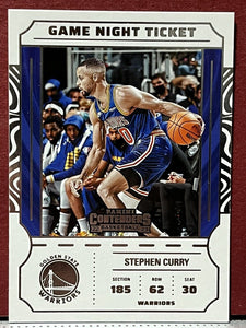 Stephen Curry 2022 2023 Panini Contenders Game Night Ticket Series Mint Card #5