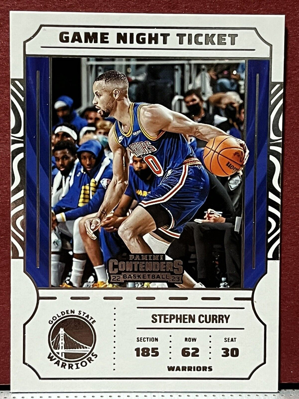 2021-2022 NBA Hoops Steph Curry City Edition #1 Golden State Warriors