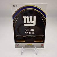 Malik Nabers 2024 Panini Select Future Series Mint Card #2
