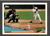 Matt Williams 1994 Topps Pre-Production Sample Series Mint Card #225
