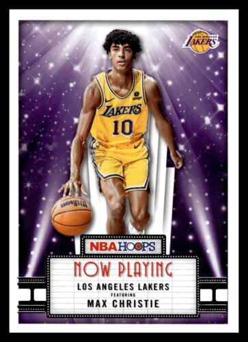 Max Christie 2022 2023 Panini Hoops Now Playing Series Mint Card #31