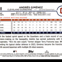 Andres Gimenez 2024 Topps Holiday Tree Series Mint Card #H58