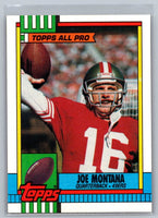 Joe Montana 1990 Topps All Pro Series Mint Card #13
