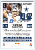 Tony Romo 2015 Score Mint Card #78
