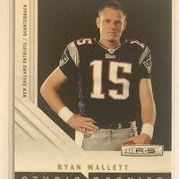 Ryan Mallett 2011 Panini Rookies & Stars Studio Gold Series Mint Rookie Card #18  Only 500 Made