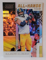 Alejandro Villanueva 2019 Score All Hands Team Series Mint Card #AHT-3
