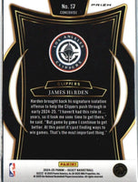 James Harden 2024 2025 Panini Select Blue Series Mint Card #57
