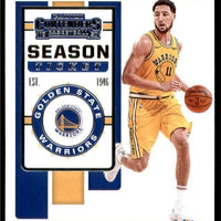 Klay Thompson 2019 2020 Panini Contenders Season Ticket Series Mint Card #62