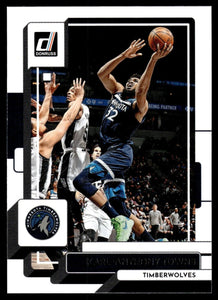 Karl-Anthony Towns 2022 2023 Panini Donruss Mint Card #95