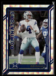 Dak Prescott 2022 Donruss Dominators Series Mint Insert Card #D-10