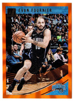 Evan Fournier 2018 2019 Panini Donruss Holo Orange Laser Series Mint Card #19
