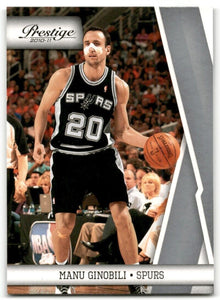 Manu Ginobili 2010 2011 Panini Prestige Series Mint Card #106