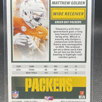 Matthew Golden 2025 Score Mint Rookie Card #56
