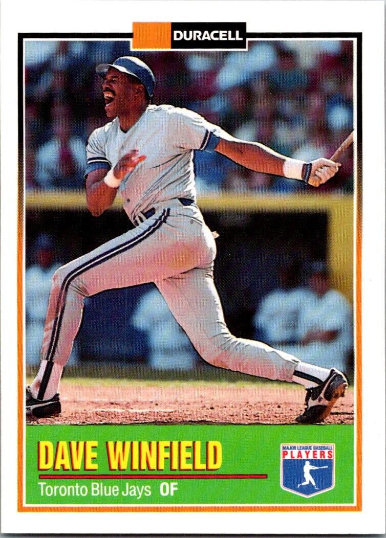 Dave Winfield 1993 Duracell Power Players Series Mint Card #24