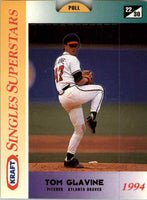 Tom Glavine 1994 Kraft Singles Superstars Pop-Up Series Mint Card #22
