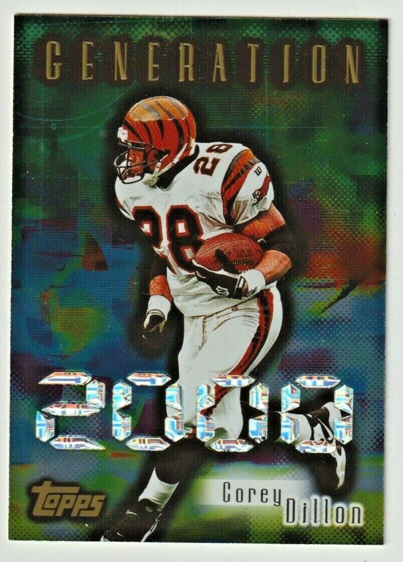 Corey Dillon 1998 Topps Generation 2000 Series Mint Card #GE3