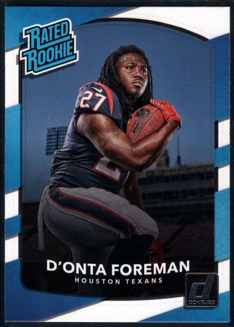 D'Onta Foreman 2017 Donruss Series Mint Rookie Card #340