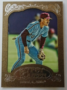 Mike Schmidt 2012 Topps Gypsy Queen Framed Gold Series Card #258