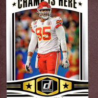 Chris Jones 2023 Donruss Champ Is Here Series Mint Card #CIH-16