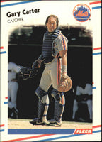 Gary Carter 1988 Fleer Glossy Series Mint Card #130
