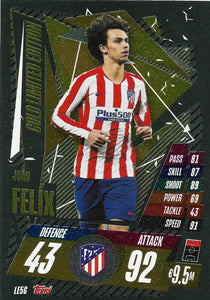 Joao Felix 2020 2021 Topps Match Attax UEFA Gold Limited Edition Series Mint Card #LE5G