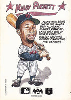 Kirby Puckett 1990 Collect-A-Book Series Mint Card
