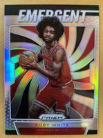 Coby White 2019 2020 Panini Prizm Emergent Series Mint Card #1
