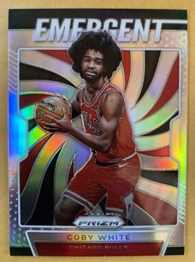 Coby White 2019 2020 Panini Prizm Emergent Series Mint Card #1