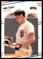 Will Clark 1988 Fleer Glossy Series Mint Card #78
