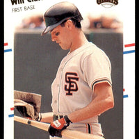 Will Clark 1988 Fleer Glossy Series Mint Card #78