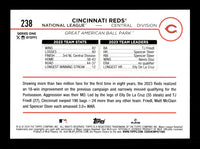 2024 Elly De La Cruz Topps Cincinnati Reds Mint Team Card #238
