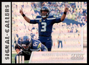 Russell Wilson 2019 Score Signal Callers Series Mint Card #SC-27