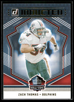 Zach Thomas 2023 Panini Donruss INDUCTED Series Mint Card  #I-3
