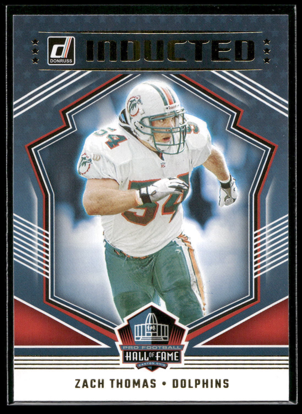 Zach Thomas 2023 Panini Donruss INDUCTED Series Mint Card  #I-3