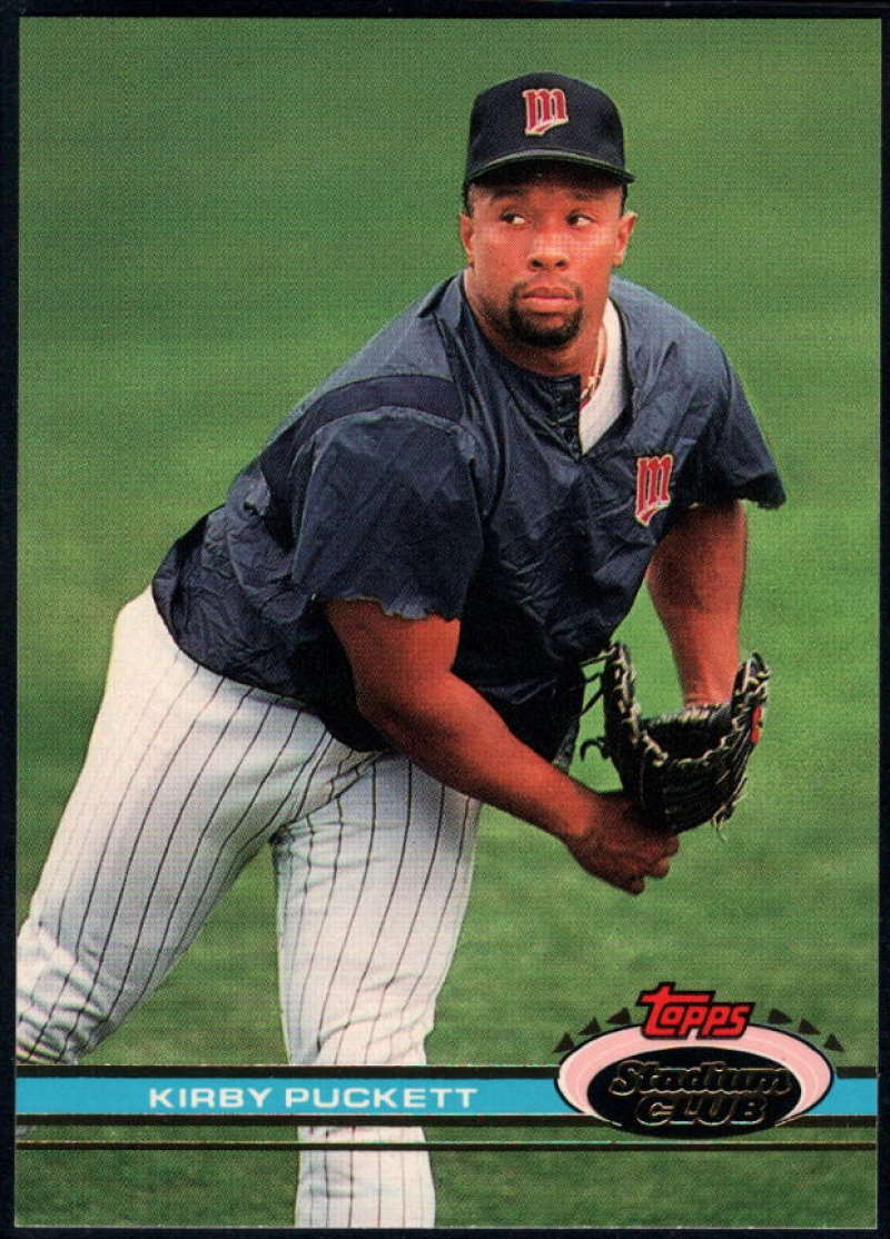 Kirby Puckett 1991 Topps Stadium Club Series Mint Card #110