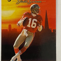 Joe Montana 1992 Skybox Primetime Sweet Sixteen Series Mint Card #067