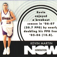 Kevin Martin 2007 2008 Topps Generation Now Series Mint Card #GN11