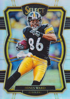 Hines Ward 2017 Panini Select Premier Level Silver Prizm Series Mint Card #133
