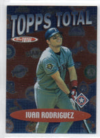 Ivan Rodriguez 2002 Topps Total Series Mint Card #TT40
